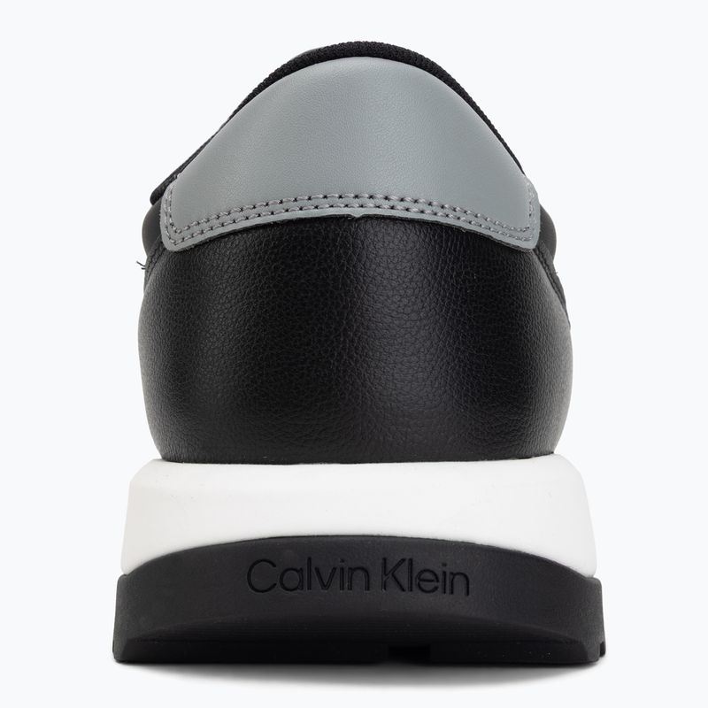 Férfi cipők Calvin Klein HM0HM02214 City Runner Laceup Leather Mix black/granite road 6