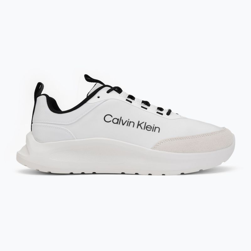 Férfi cipők Calvin Klein HM0HM02342 Light Eva Runn Essential Laceup Nylon Suede bright white/black 2