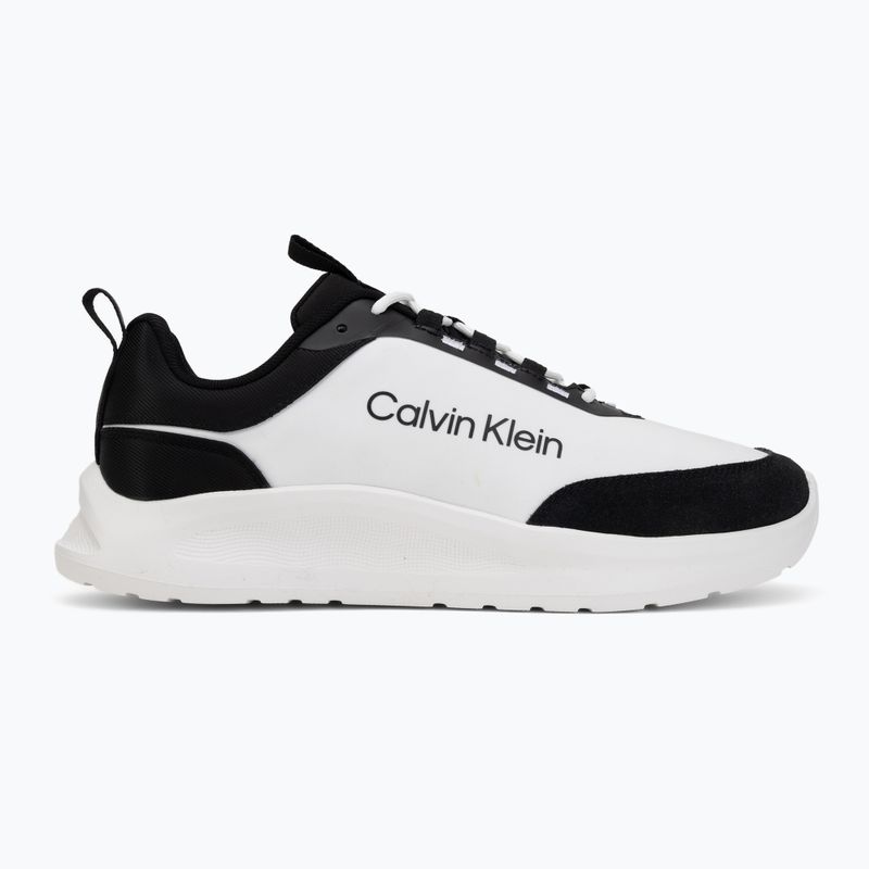 Férfi cipők Calvin Klein HM0HM02342 Light Eva Runn Essential Laceup Nylon Suede black/bright white 2