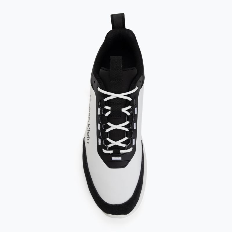 Férfi cipők Calvin Klein HM0HM02342 Light Eva Runn Essential Laceup Nylon Suede black/bright white 5