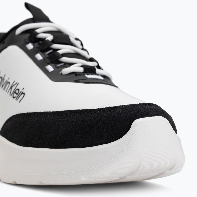 Férfi cipők Calvin Klein HM0HM02342 Light Eva Runn Essential Laceup Nylon Suede black/bright white 7