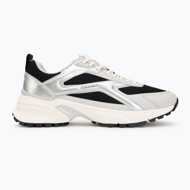 Férfi cipők Calvin Klein HM0HM02341 Hike Runner Stripe Met Mix black/silver/light grey 2
