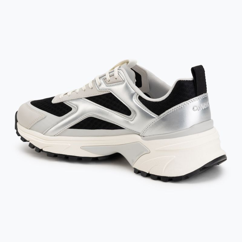 Férfi cipők Calvin Klein HM0HM02341 Hike Runner Stripe Met Mix black/silver/light grey 3