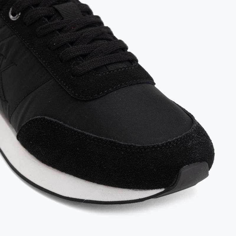 Férfi cipők Calvin Klein YM0YM01414 Retro Runner Sock Laceup Mix matte black/bright white 7
