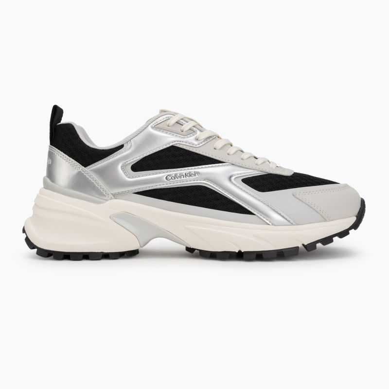 Női cipők Calvin Klein HW0HW03140 Hike Run Stripe Mesh Met black/silver/light grey 2