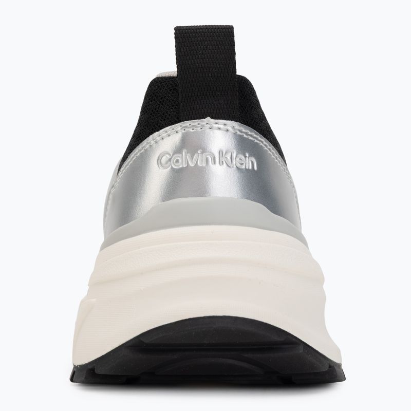 Női cipők Calvin Klein HW0HW03140 Hike Run Stripe Mesh Met black/silver/light grey 6