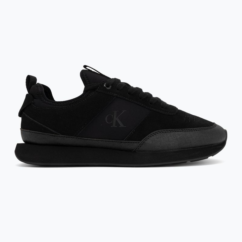 Férfi cipők Calvin Klein HM0HM02305 Retro Runner Sock triple black 2