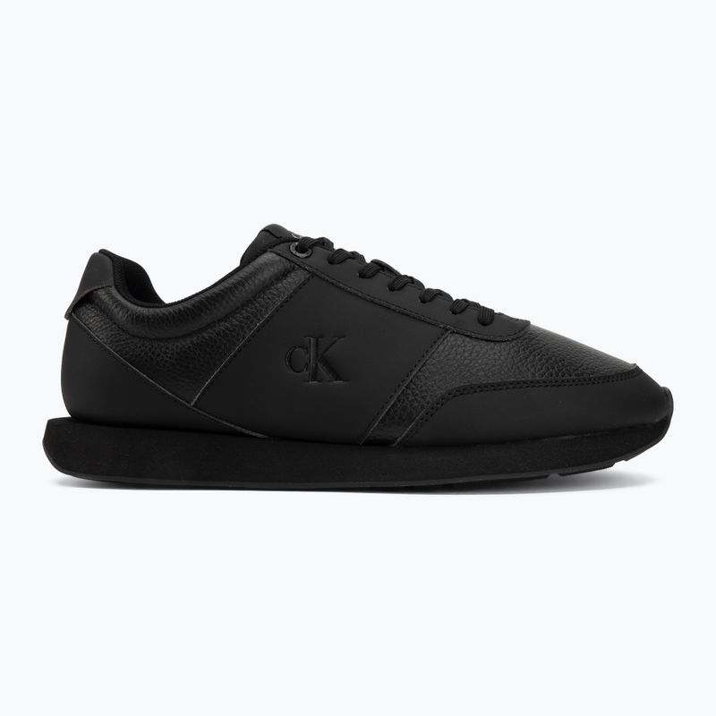 Férfi cipők Calvin Klein HM0HM02447 Retro Run Lace Band triple black 2