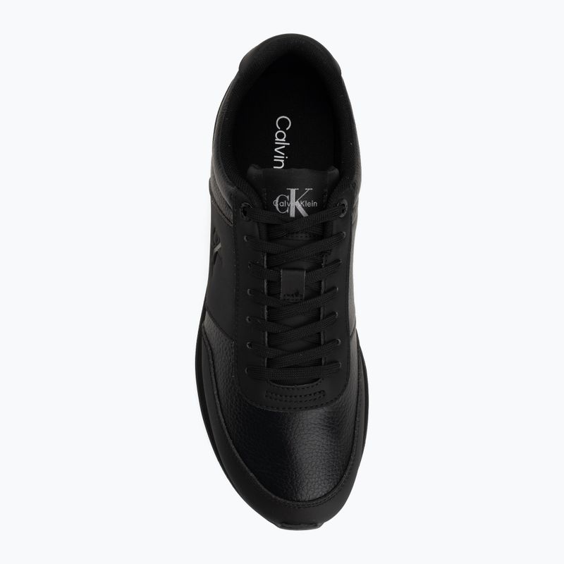 Férfi cipők Calvin Klein HM0HM02447 Retro Run Lace Band triple black 5