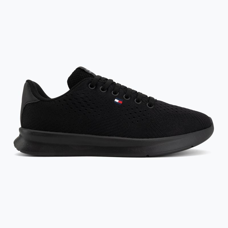 Férfi cipők Tommy Hilfiger Lightweight Runner Knit black 2