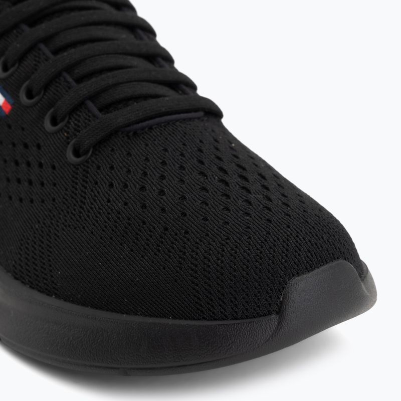 Férfi cipők Tommy Hilfiger Lightweight Runner Knit black 7