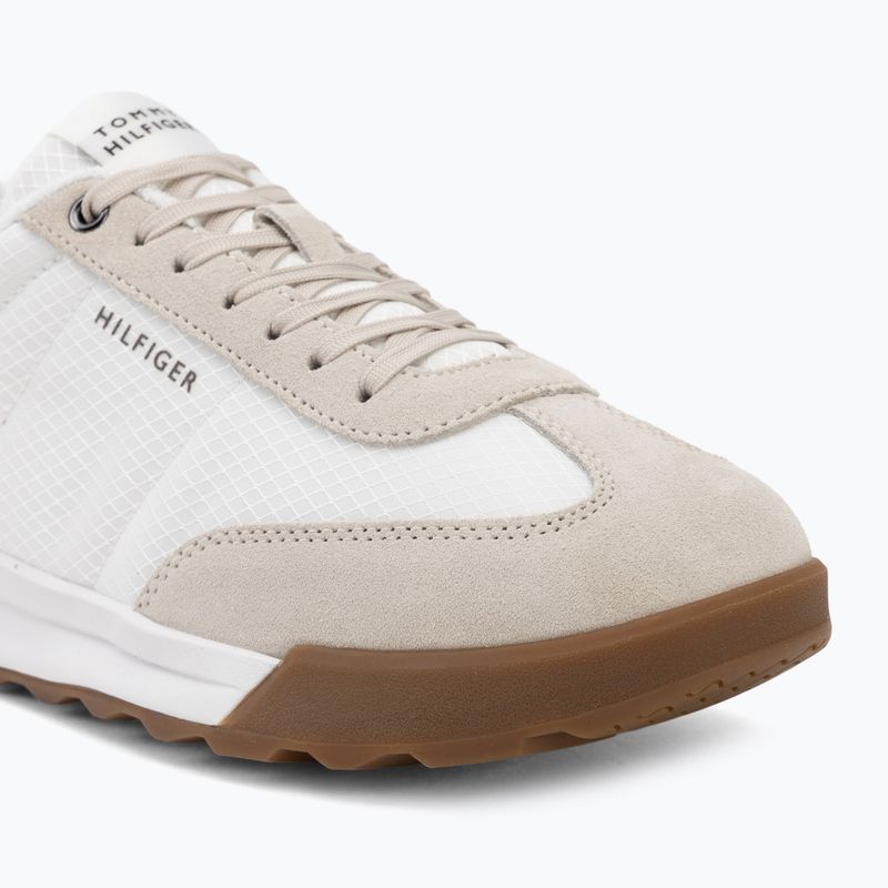 Férfi cipők Tommy Hilfiger Retro Runner Mesh Suede Mix classic stone 7