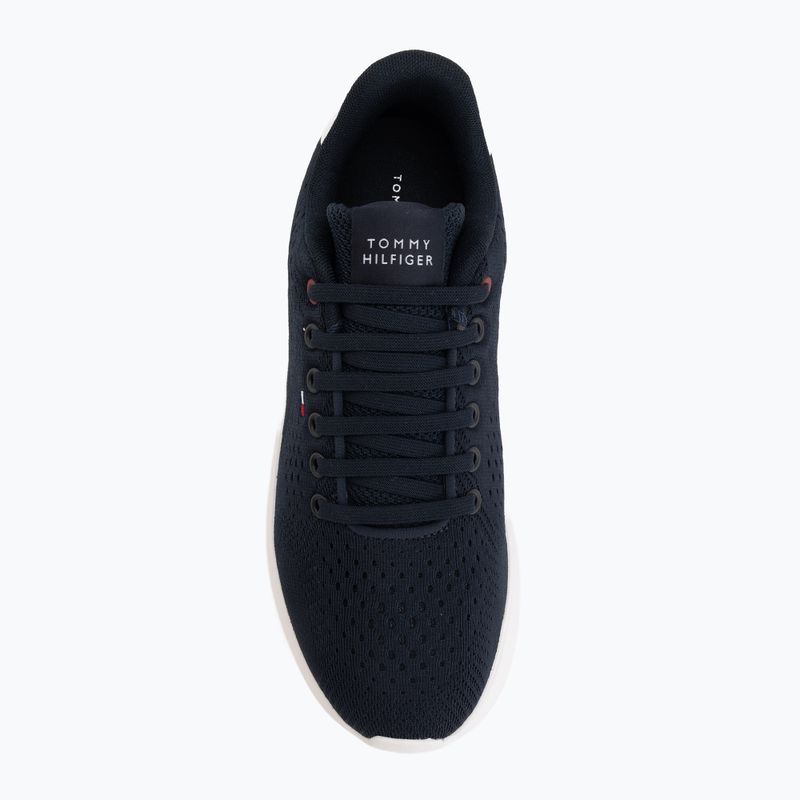 Férfi cipők Tommy Hilfiger Lightweight Runner Knit desert sky 5