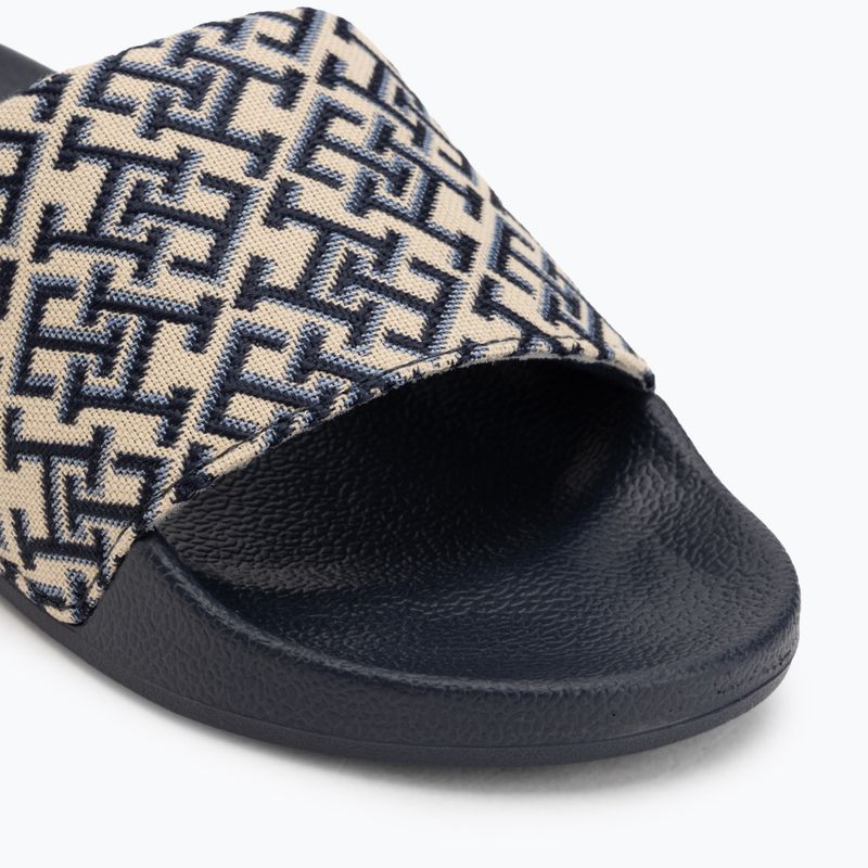 Női papucsok Tommy Hilfiger Monogram space blue 7