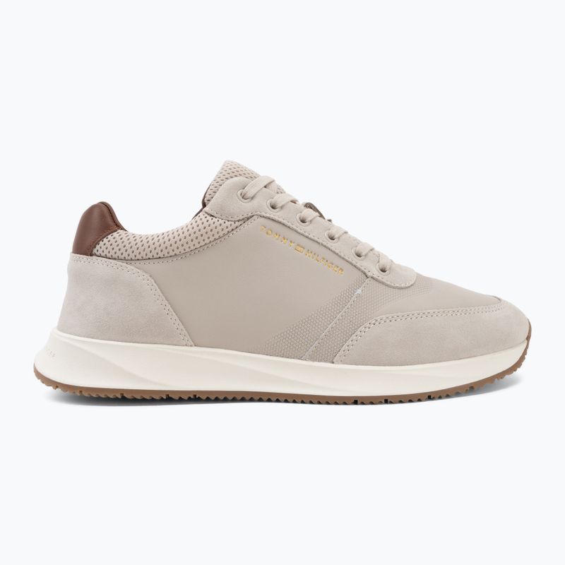 Férfi cipők Tommy Hilfiger Runner Suede Mix classic stone tracksuits 2