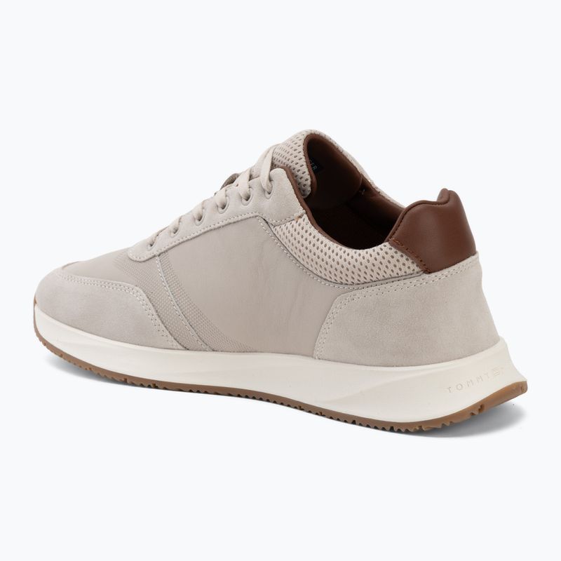 Férfi cipők Tommy Hilfiger Runner Suede Mix classic stone tracksuits 3