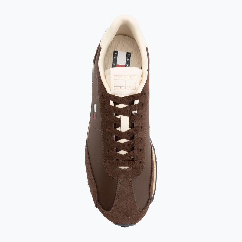 Férfi cipő Tommy Jeans Retro Runner Archive Mix legacy brown 5