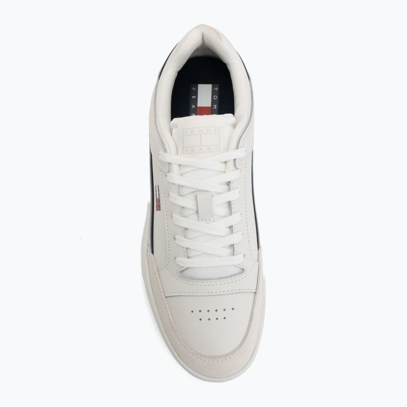 Férfi cipők Tommy Hilfiger TJM Cupsole Leather ecru 5