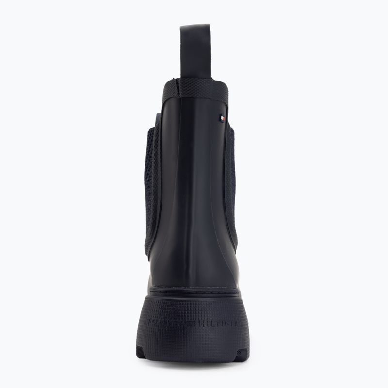 Női gumicsizma Tommy Hilfiger Rubber Flag Cleated space blue 6