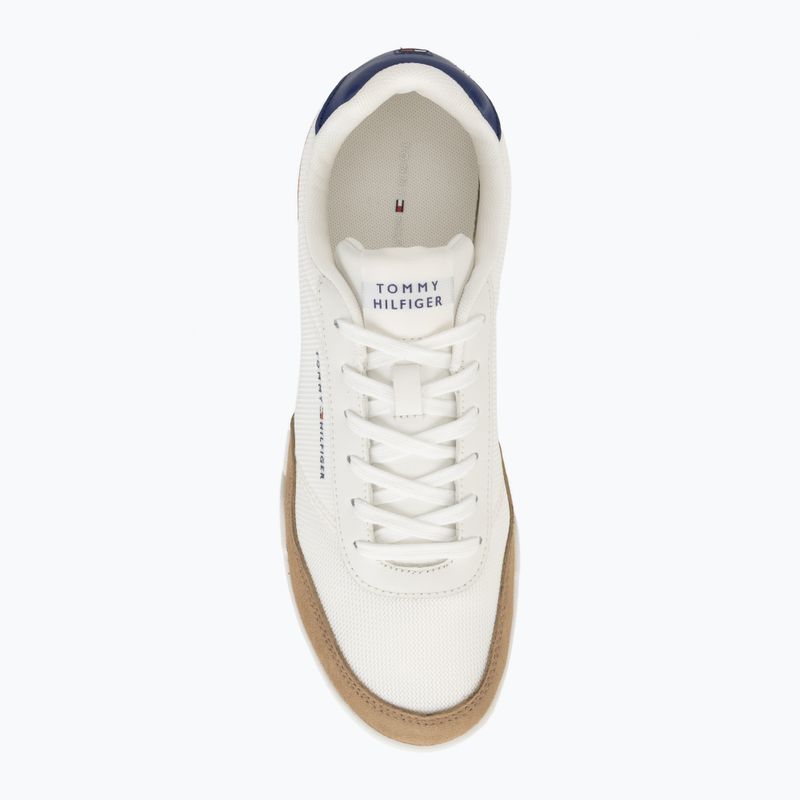 Férfi cipők Tommy Hilfiger Low Pro Cupsole Nylon Suede Mix ecru 5