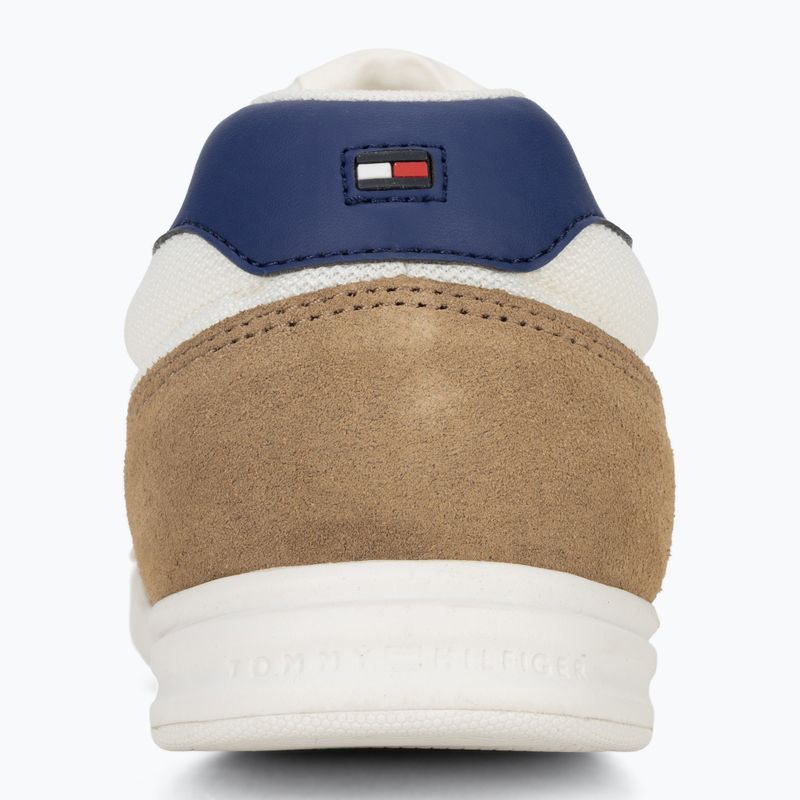 Férfi cipők Tommy Hilfiger Low Pro Cupsole Nylon Suede Mix ecru 6