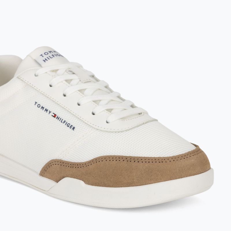Férfi cipők Tommy Hilfiger Low Pro Cupsole Nylon Suede Mix ecru 7