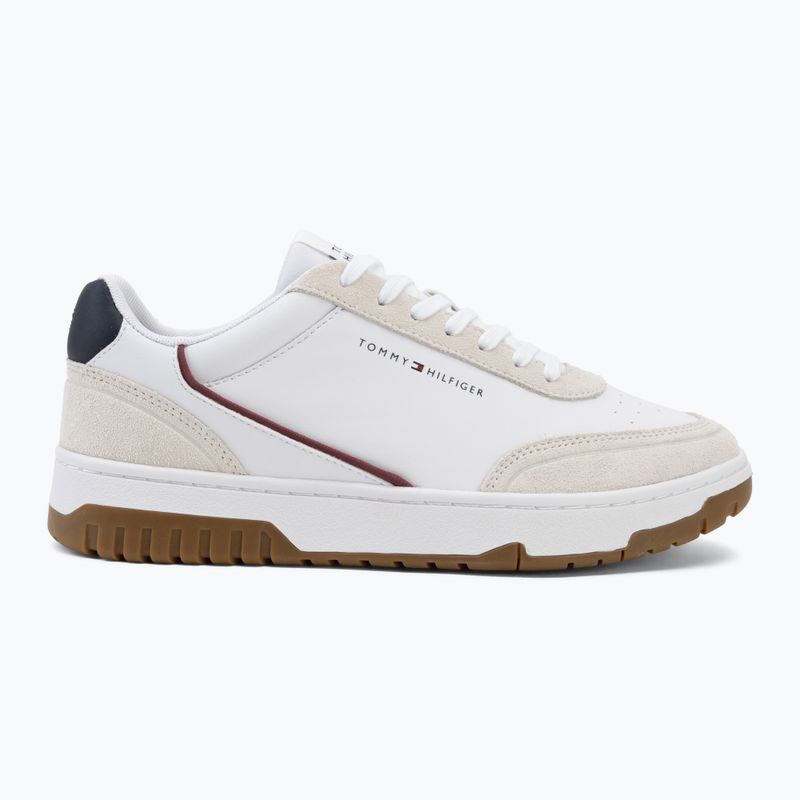 Férfi cipők Tommy Hilfiger Basket Core Leather Suede Mix rwb 2