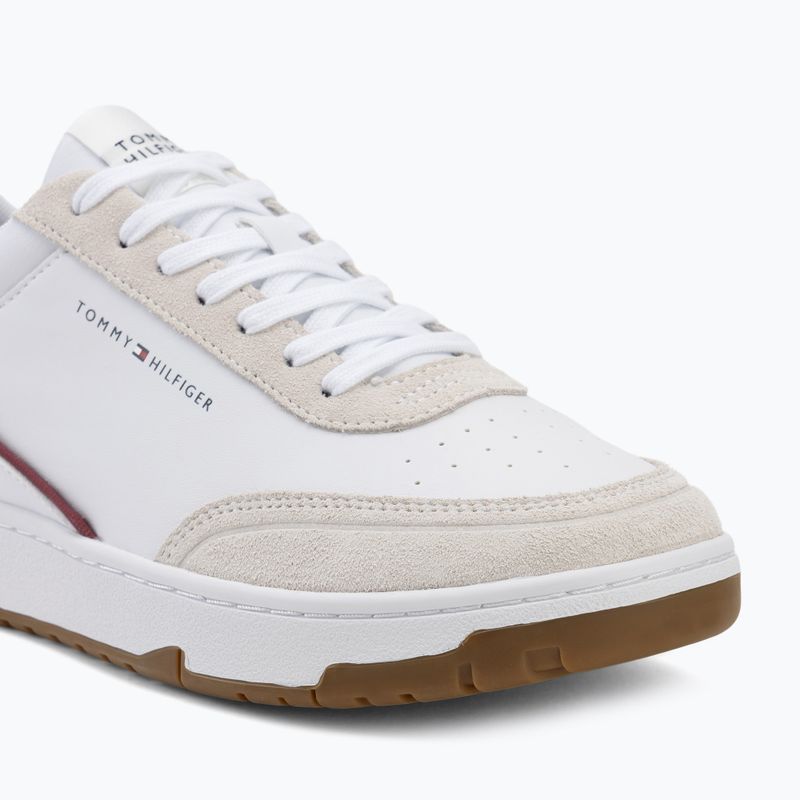 Férfi cipők Tommy Hilfiger Basket Core Leather Suede Mix rwb 7