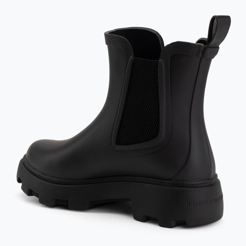 Női gumicsizma Tommy Hilfiger Rubber Flag Cleated black 3