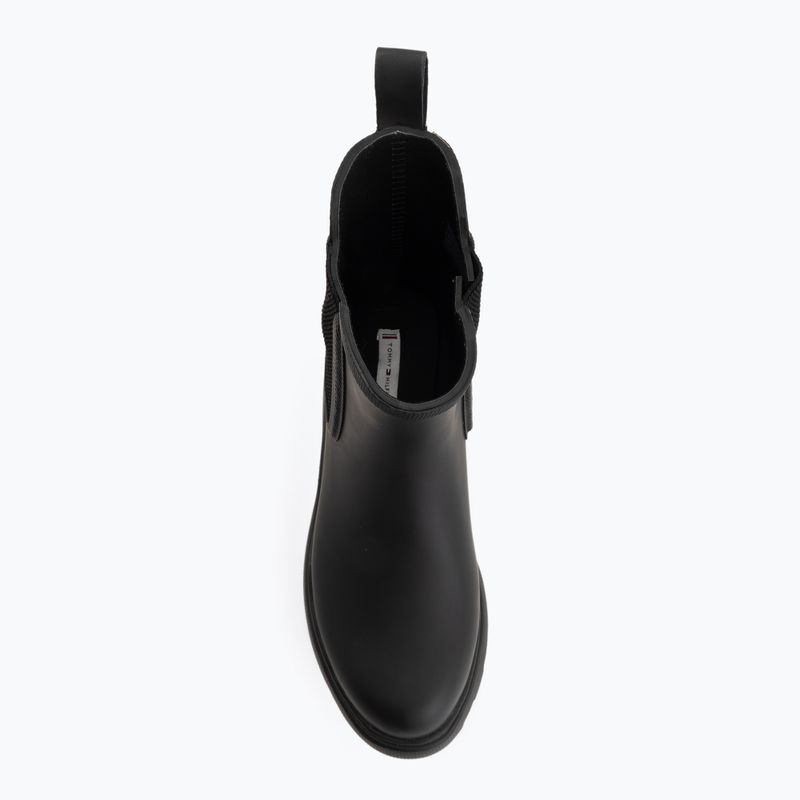 Női gumicsizma Tommy Hilfiger Rubber Flag Cleated black 5