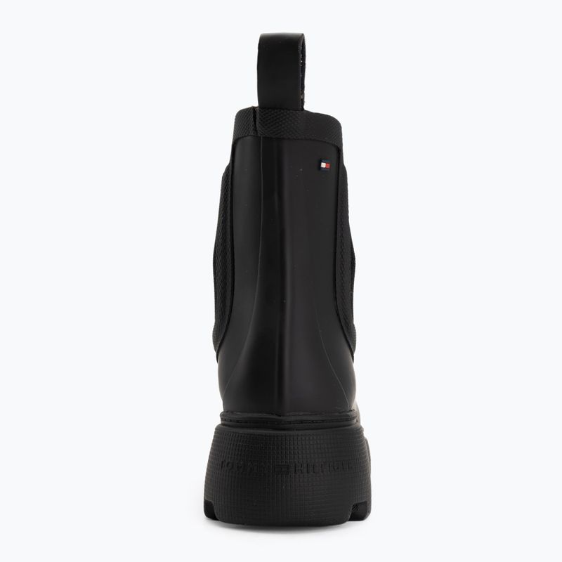Női gumicsizma Tommy Hilfiger Rubber Flag Cleated black 6