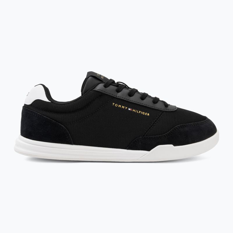 Férfi cipők Tommy Hilfiger Low Pro Cupsole Nylon Suede Mix black 2