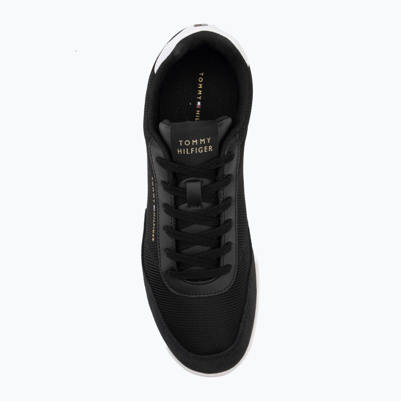 Férfi cipők Tommy Hilfiger Low Pro Cupsole Nylon Suede Mix black 5