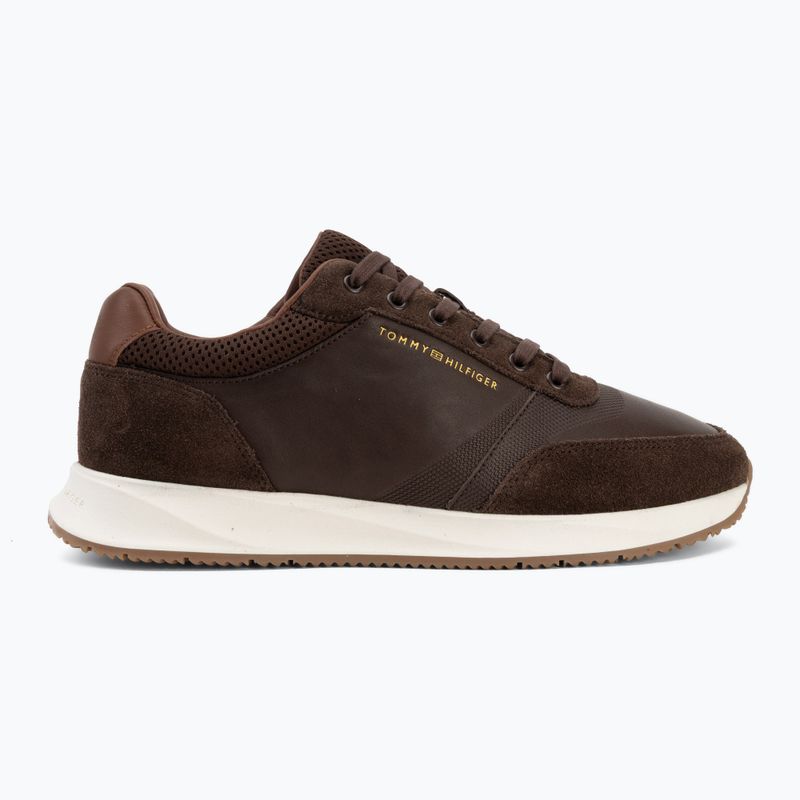 Férfi cipők Tommy Hilfiger Runner Suede Mix cocoa tracksuits 2