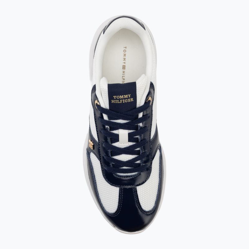 Női cipők Tommy Hilfiger ModernRunner Shiny Leather yale navy 5