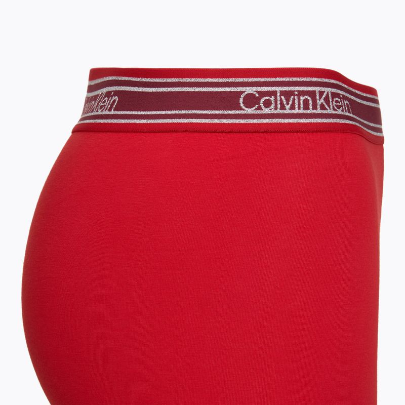 Férfi boxer nadrág Calvin Klein LV00NB4615 Trunk black/established red/goji berry 6