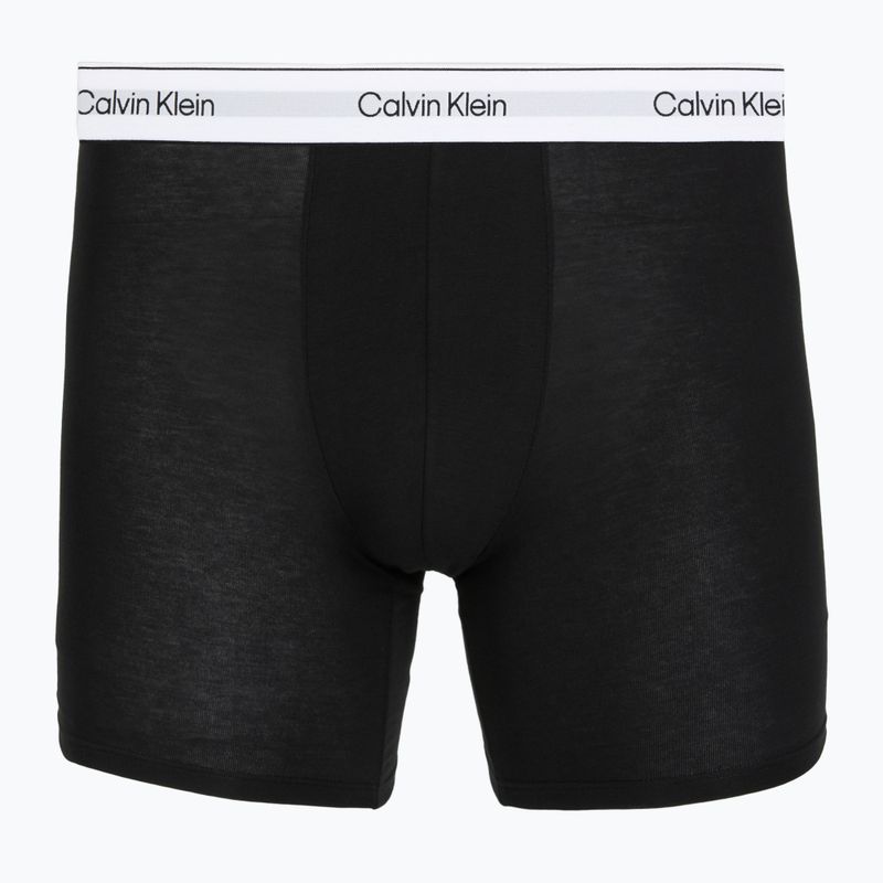 Férfi boxer nadrág Calvin Klein LV00NB4395 Boxer Brief black 2