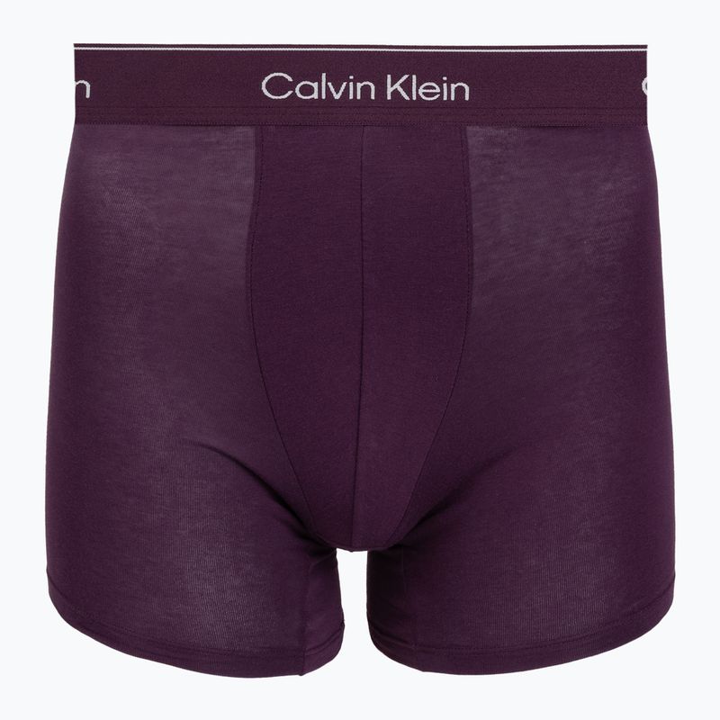 Férfi boxer nadrág Calvin Klein LV00NB4394 Brief black/harbor mist/dark purple w/ dt 3