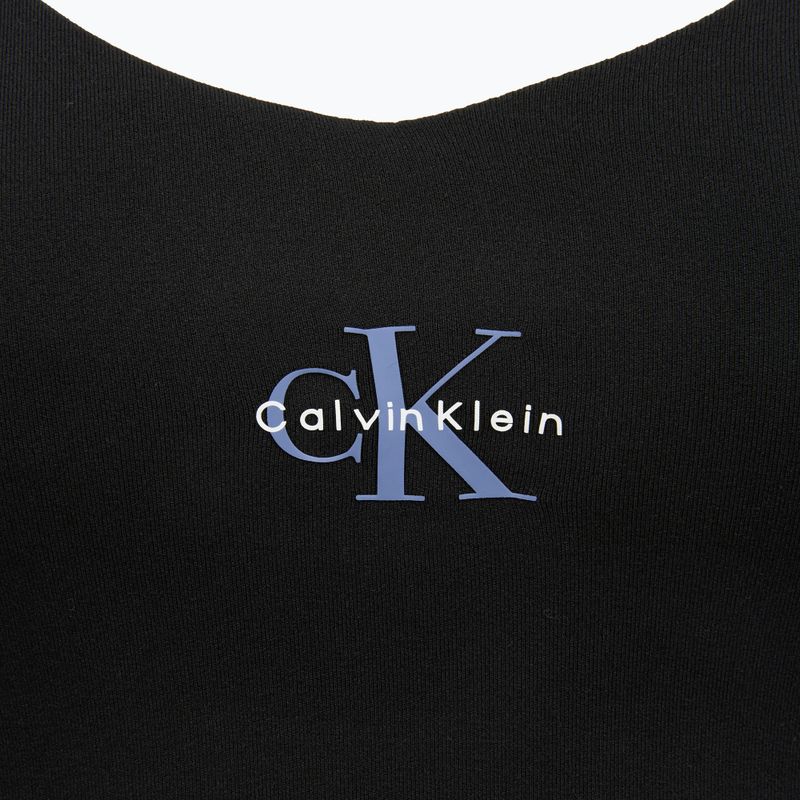 Melltartó Calvin Klein LVGWF6K101 Graphic Soft Sport Longline black 3