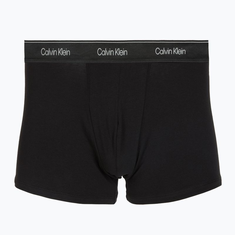 Férfi boxer nadrág Calvin Klein LV00NB4575 Trunk black/goji berry/black 3
