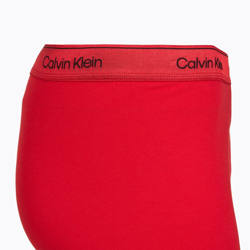 Férfi boxer nadrág Calvin Klein LV00NB4575 Trunk black/goji berry/black 5