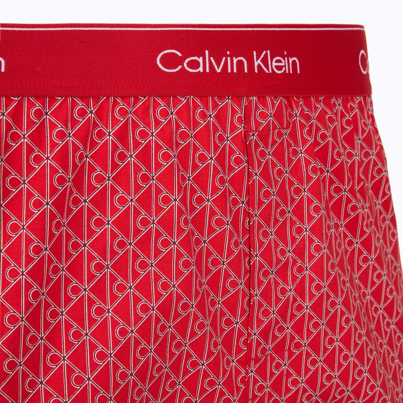 Férfi boxer nadrág Calvin Klein LV00NB4727 Boxer Slim black/prep emblem goji berry/grisai 4