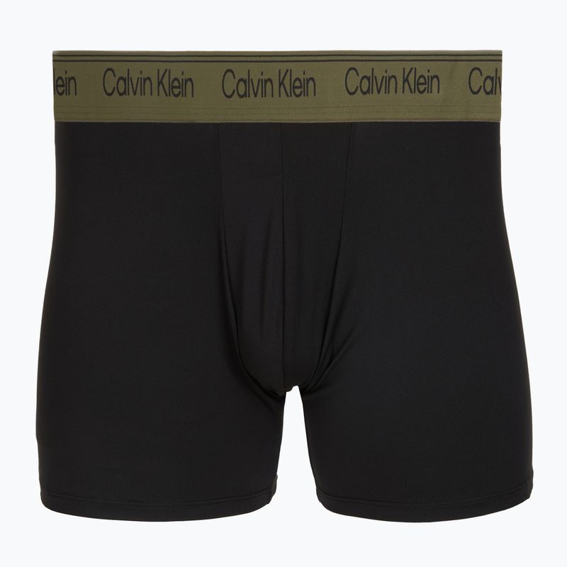 Férfi boxer nadrág Calvin Klein LV00NB4410 Brief black w/bronze flash wb/black/oliv 3