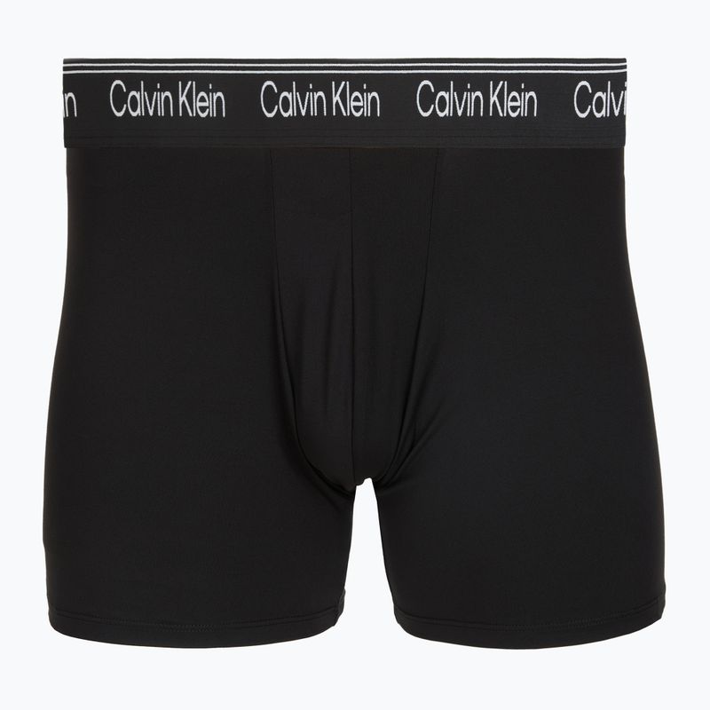 Férfi boxer nadrág Calvin Klein LV00NB4410 Brief black w/bronze flash wb/black/oliv 4