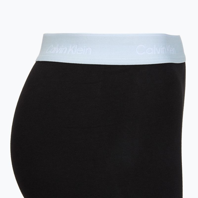 Férfi boxer nadrág Calvin Klein LV00NB4286 Relaxed Fit Trunk black bodies w/ poseidon blue/plein 6