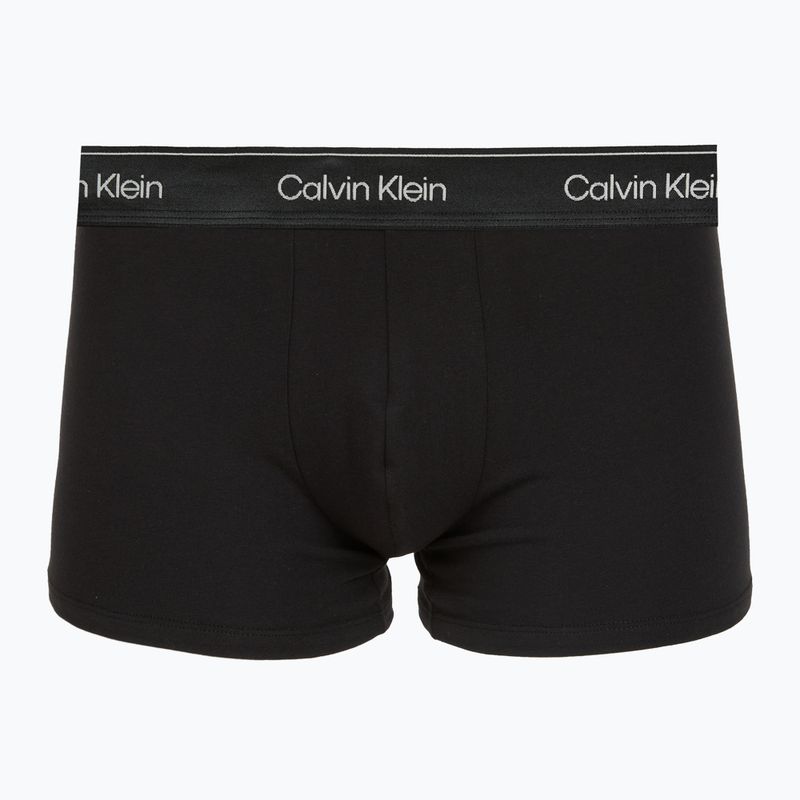 Férfi boxer nadrág Calvin Klein LV00NB4575 Trunk black/brown cork/river sand 2