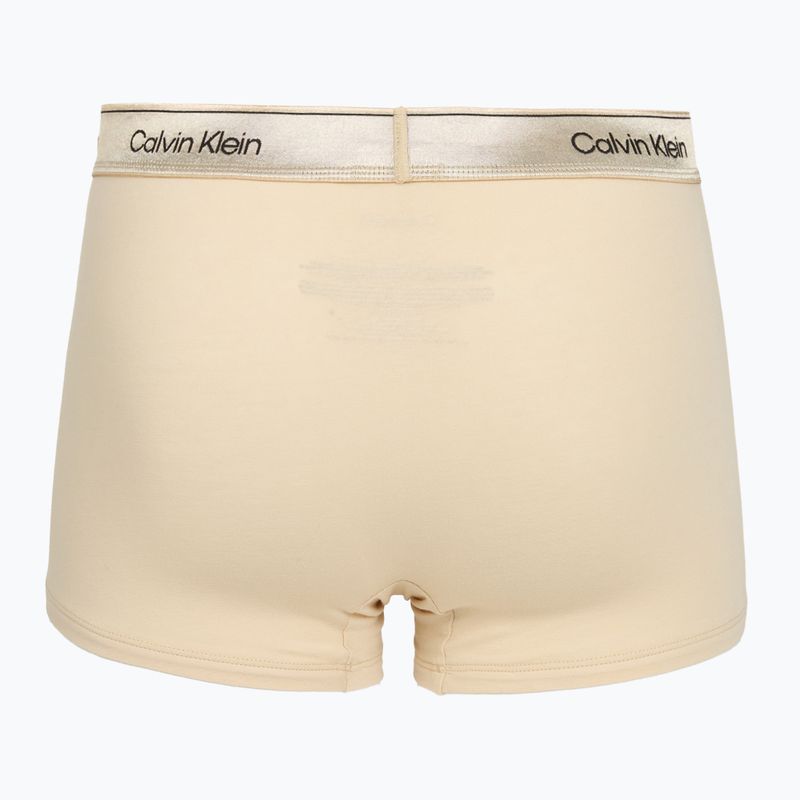Férfi boxer nadrág Calvin Klein LV00NB4575 Trunk black/brown cork/river sand 5