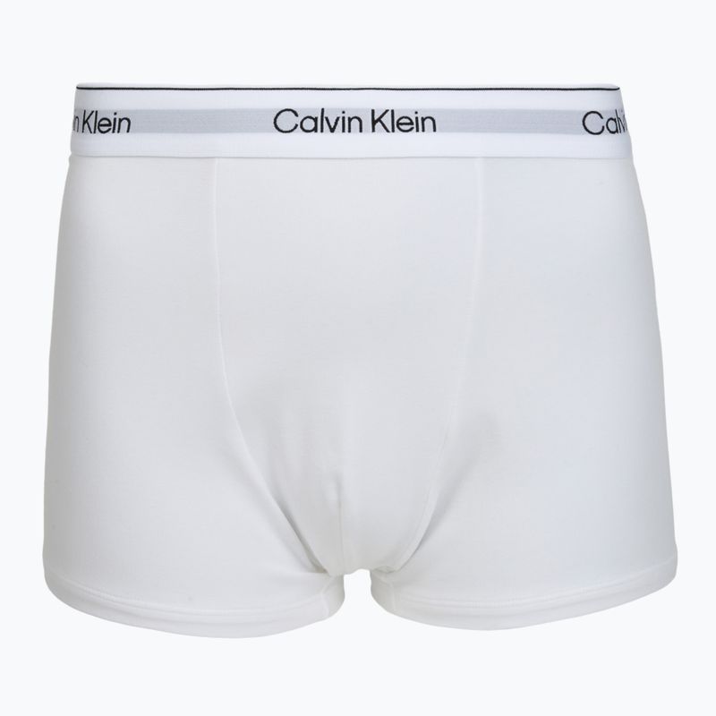 Férfi boxer nadrág Calvin Klein LV00NB4437 Relaxed Fit Trunk grey heather/black/classic white 2