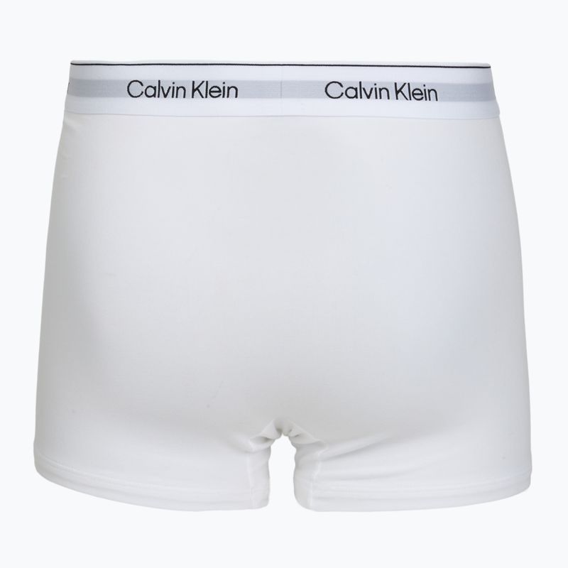 Férfi boxer nadrág Calvin Klein LV00NB4437 Relaxed Fit Trunk grey heather/black/classic white 3