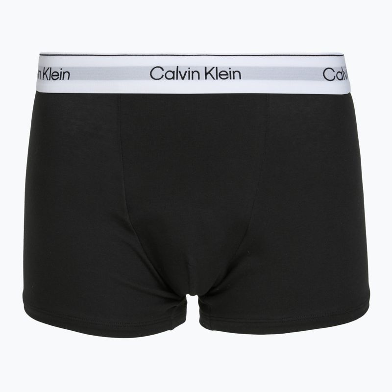 Férfi boxer nadrág Calvin Klein LV00NB4437 Relaxed Fit Trunk grey heather/black/classic white 6